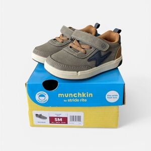 Stride Rite Kids Shoes - Gray and Tan